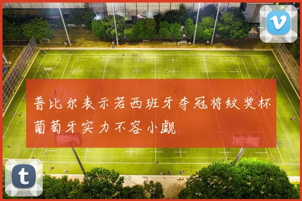 普比尔表示若西班牙夺冠将纹奖杯葡萄牙实力不容小觑
